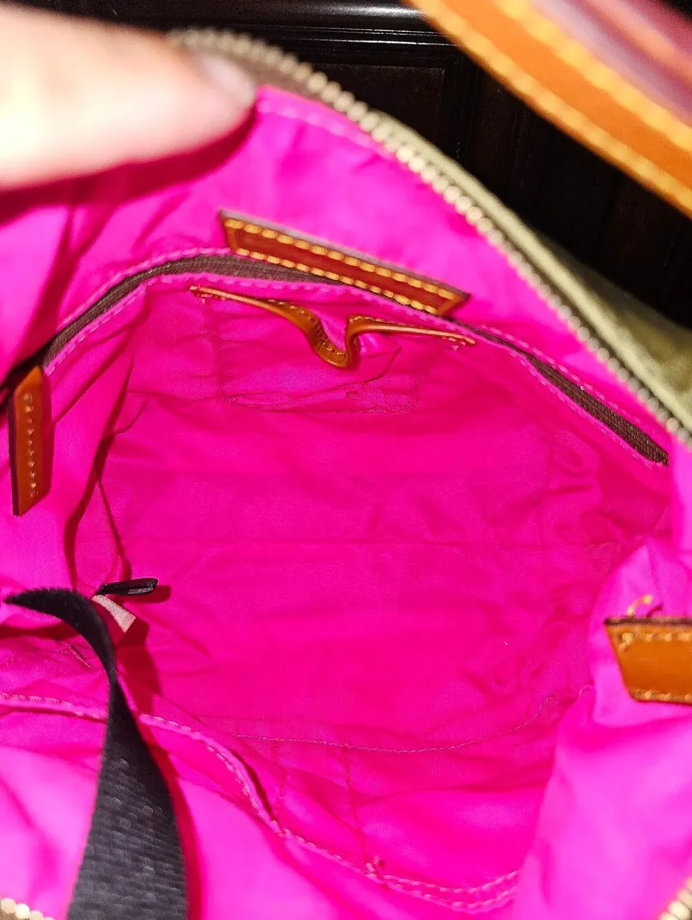 Dooney & Bourke Olive Hobo Bag - Vintage